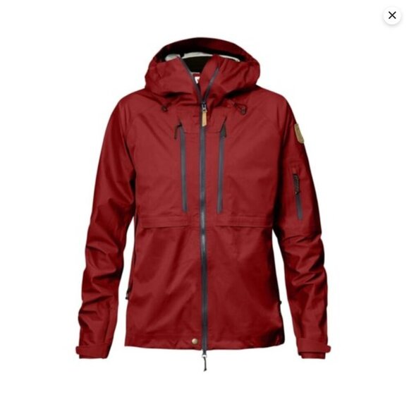 Fjallraven Jackets & Blazers - Fjallraven Dark Fuchsia Waterproof Keb Eco-Shell Jacket Sz XS
